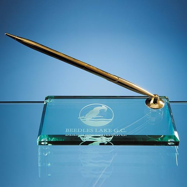 Up to 50 off Jade Glass Rectangular Pen Holder