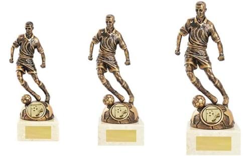 Icon Footballer AGGT Resin Trophy Award 2 sizes free engraving & p&p 