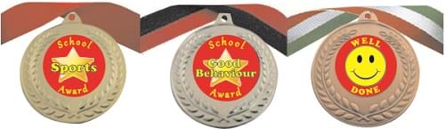 School Medals Classroom Awards FREE Ribbons 7350