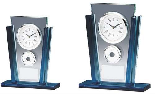 Jade Azure Crystal Clock CL2284 Series