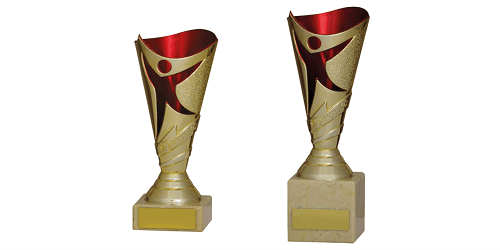 Contemporary Metalised Plastic Dance Trophy Cups 1782 Series