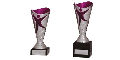 Contemporary Metalised Plastic Dance Trophy Cups 1783 Series