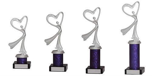 Abstract 'Love Dance' Figure Trophies 1785 Series