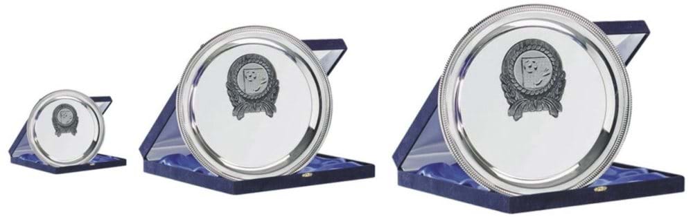 Budget Silver Plated Salver Trophy Awards in Presentation Box 841 Series