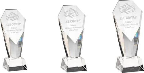 High Quality Clear Glass Trophies JB4005 Series-Trophies2Schools