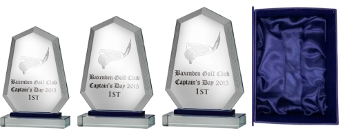 15mm Thick Glass Trophy Awards GT715L Series Gift Box