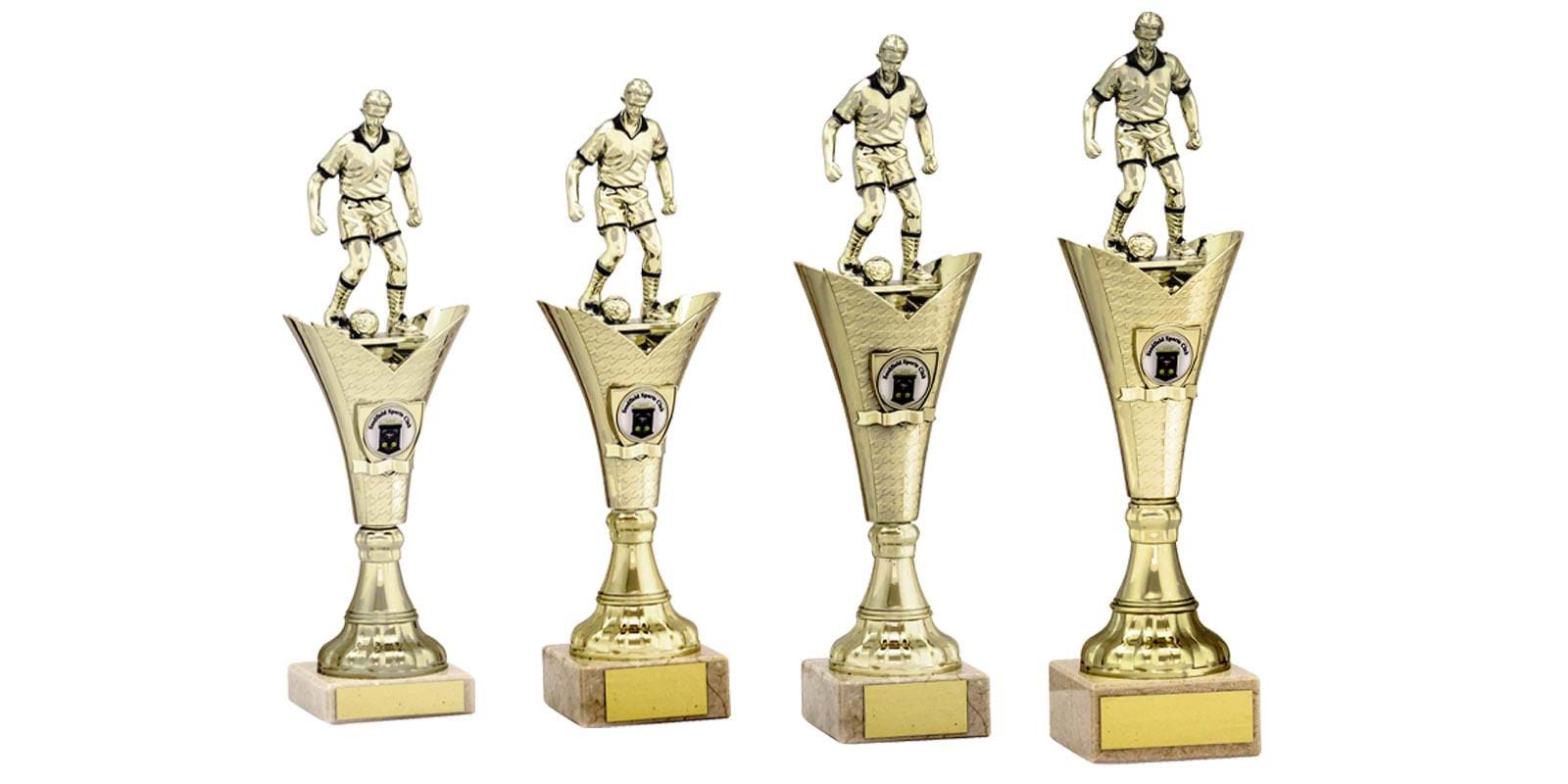Gold Football Player Trophies 1923 Series