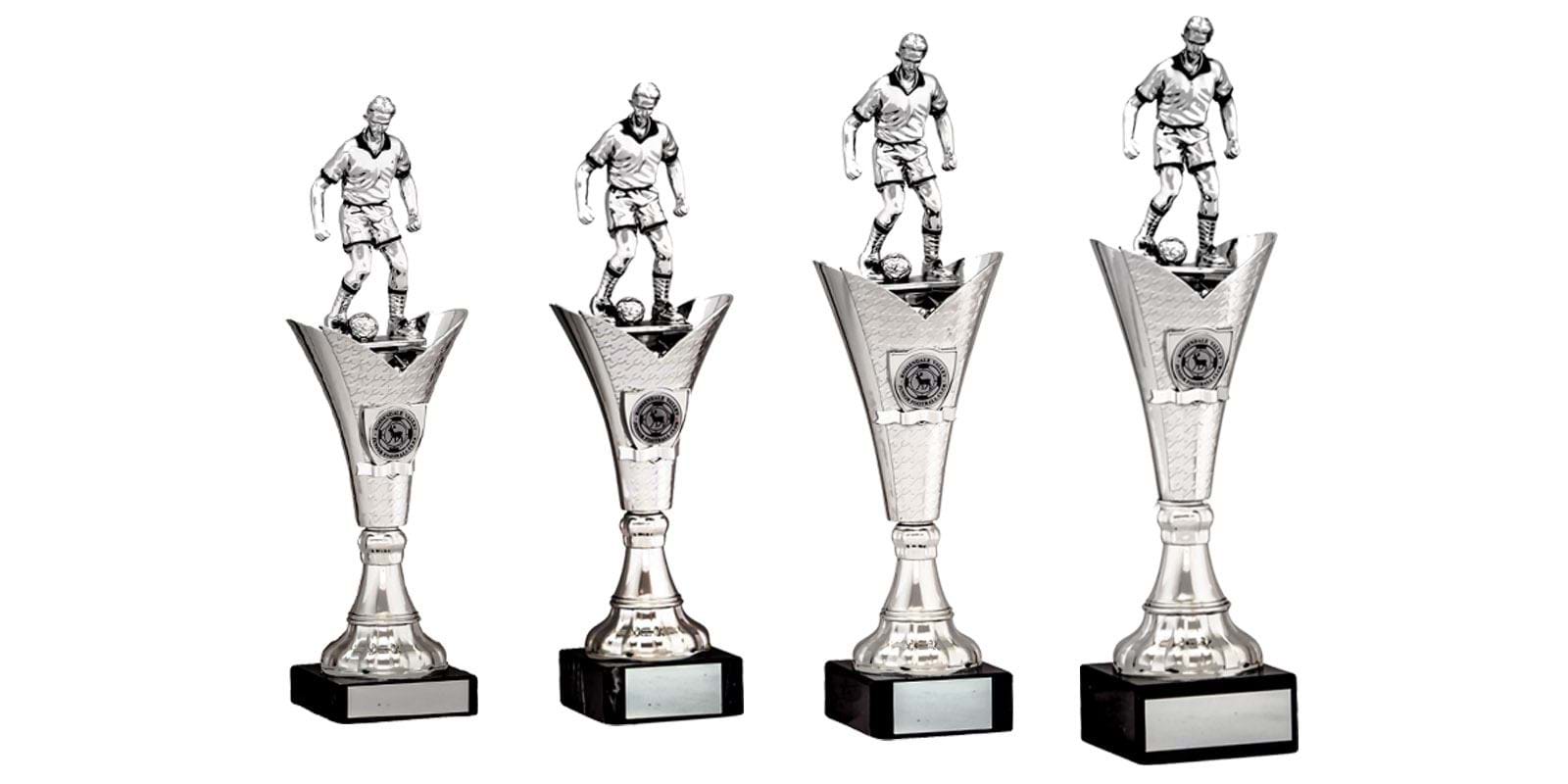 Silver Football Player on Cup Trophies 1922 Series